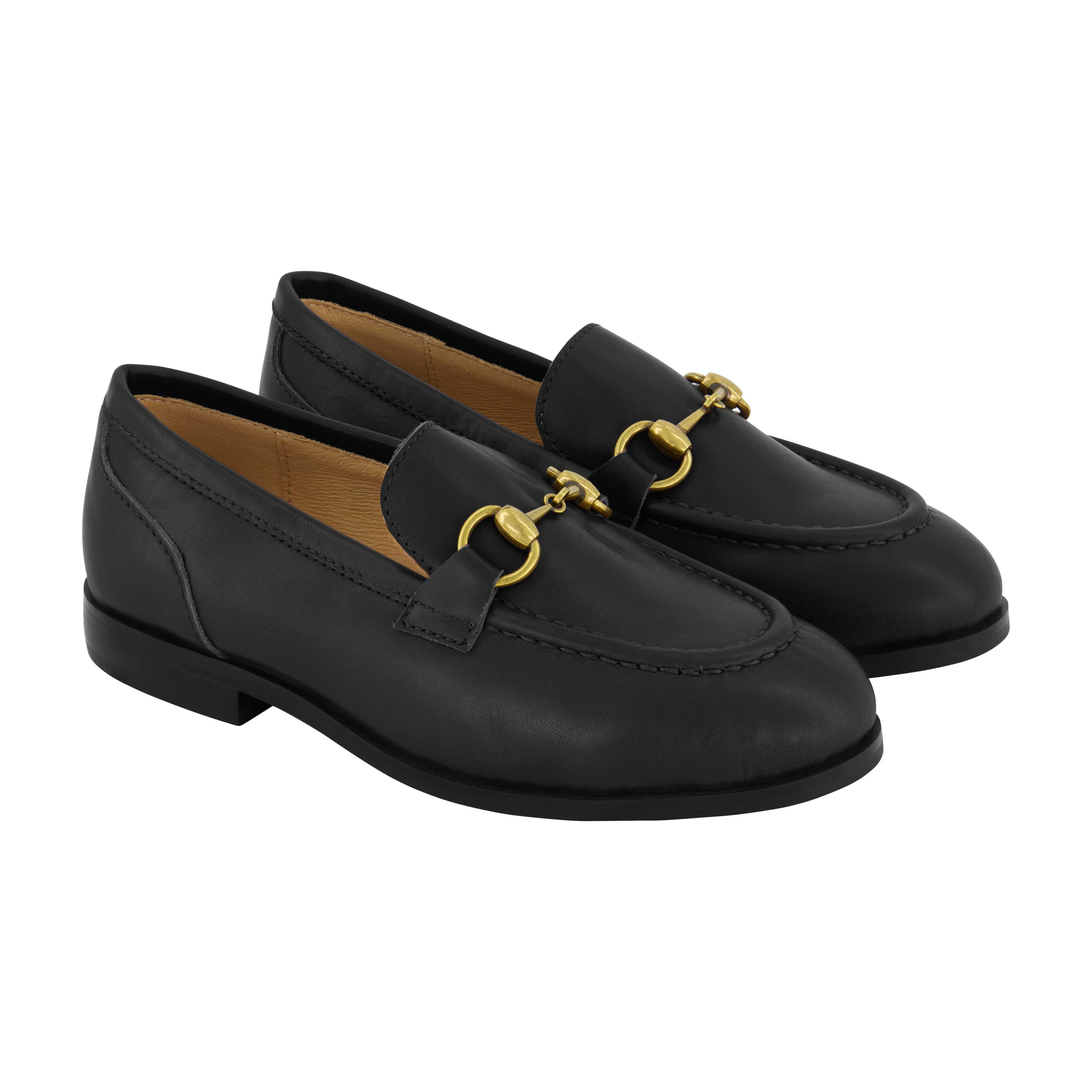 Platinum Buckle Loafer - Hard Sole