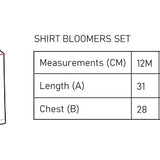 Shirt Bloomers Set