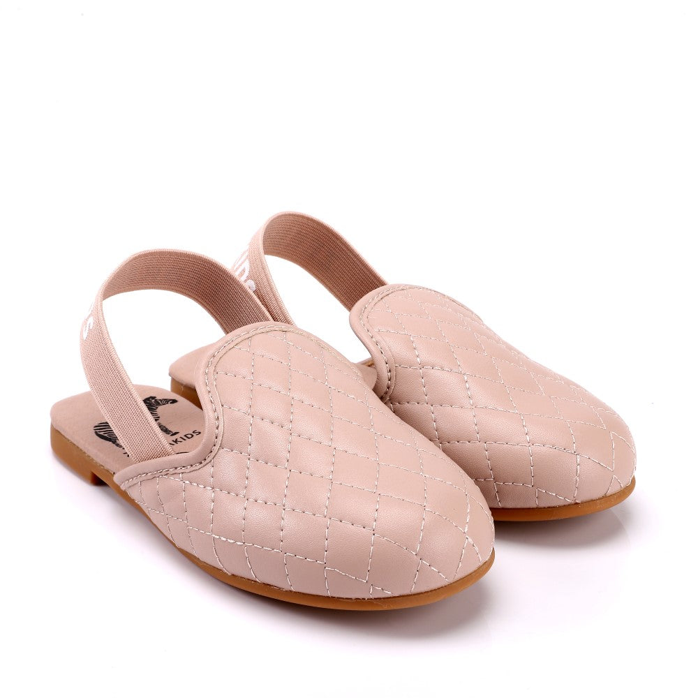Quilted Slingback - Hard Sole