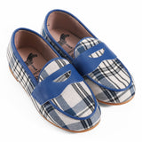 Plaid Penny Loafer - Hard Sole