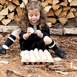 Pebbled Leather Boots - Hard Sole - Zeebrakids