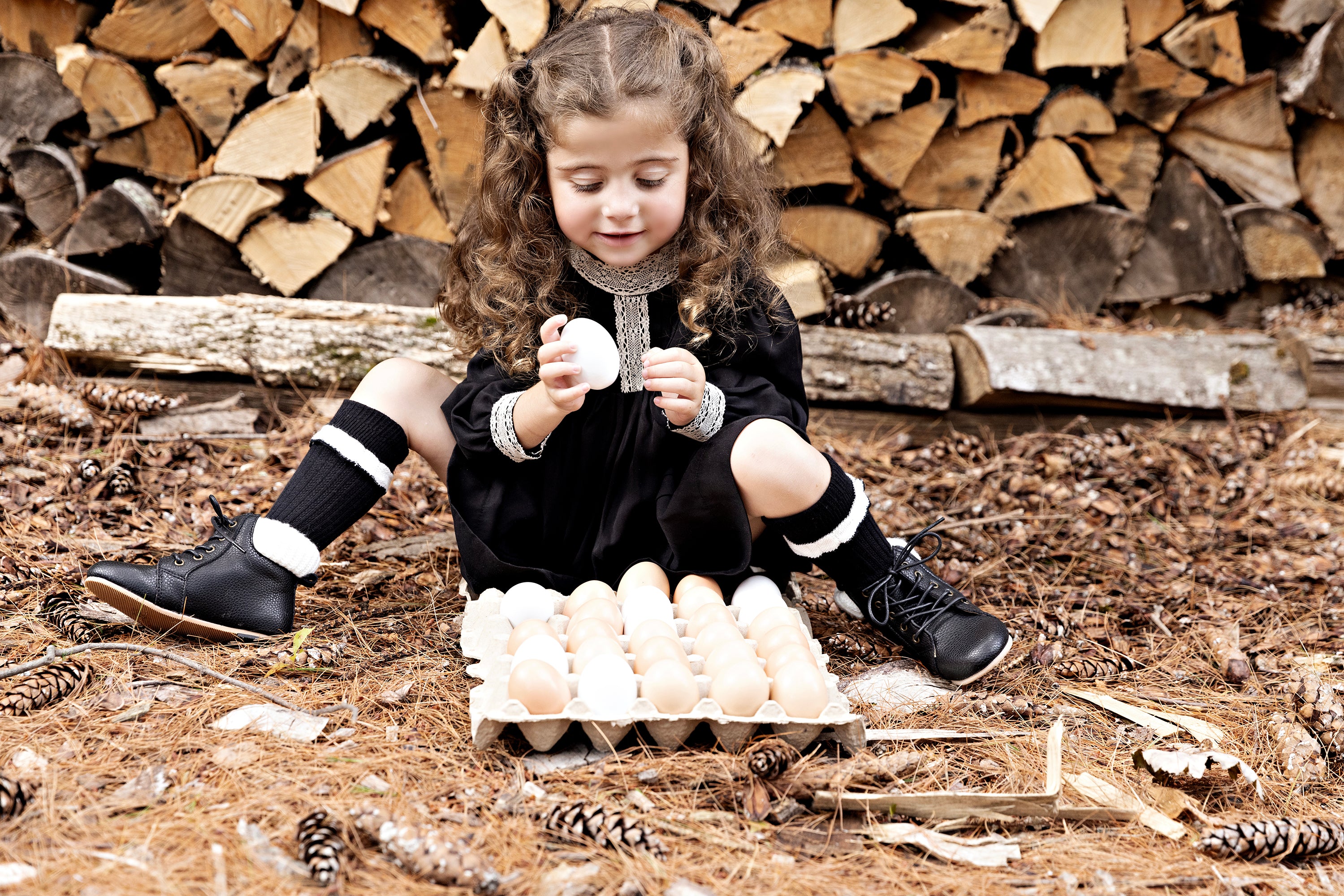 Pebbled Leather Boots - Hard Sole - Zeebrakids