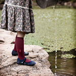 Wool Plaid Mary Jane - Hard Sole - Zeebrakids