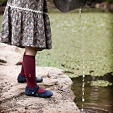 Wool Plaid Mary Jane - Hard Sole - Zeebrakids
