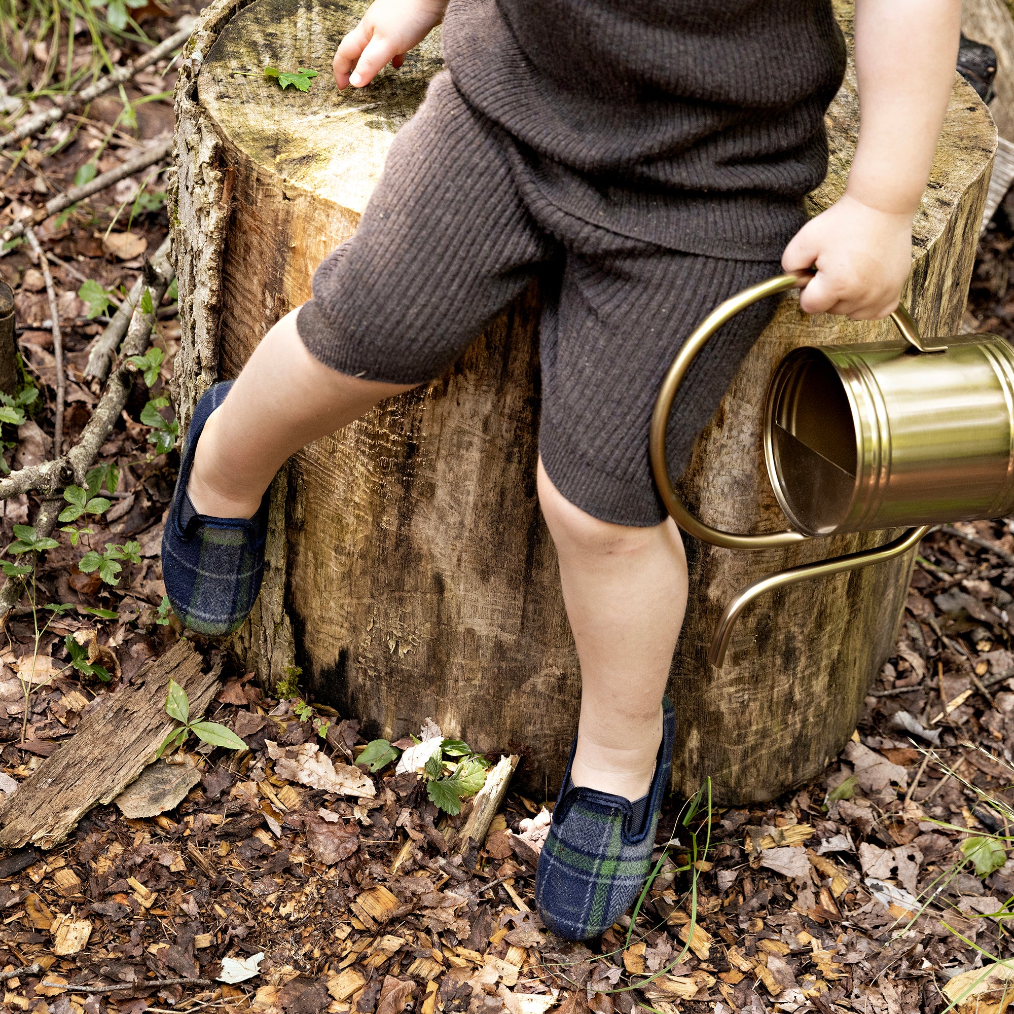 Wool Plaid Loafer - Soft Sole - Zeebrakids