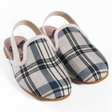 Plaid Slingback - Hard Sole