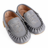 Embroidered Moccasin - Soft and Rubber Sole