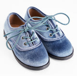 Velvet Chunky Lace Up - Hard Sole