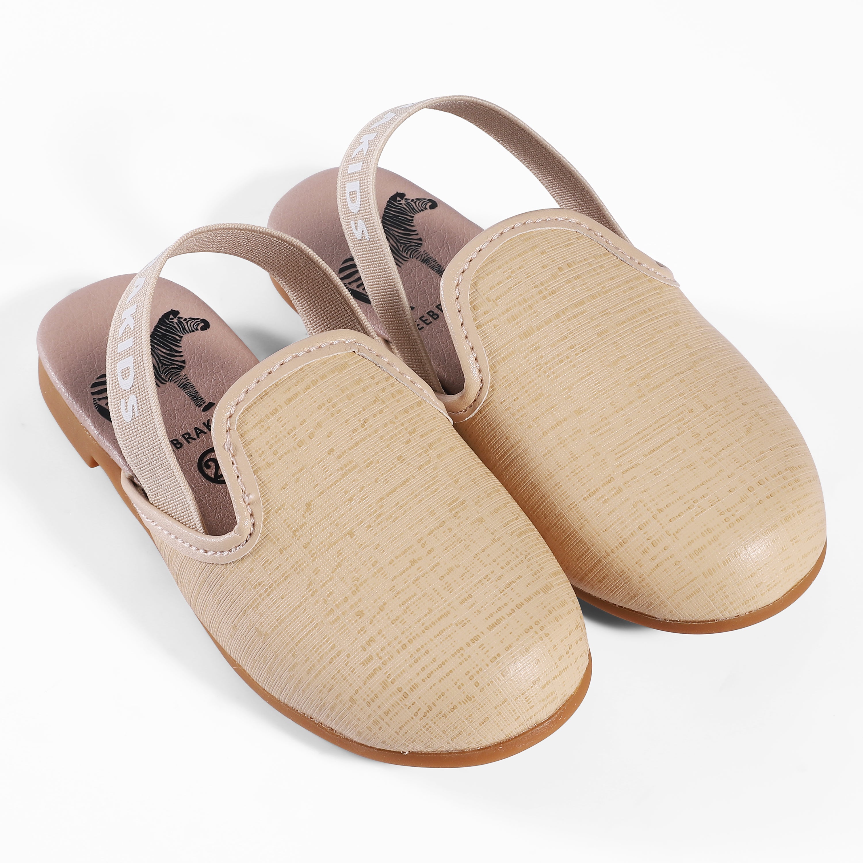 Textured Slingback - Hard Sole