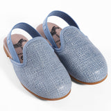 Textured Slingback - Hard Sole