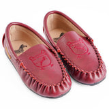 Embroidered Moccasin - Hard Sole