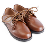 Leather Chunky Lace Up - Hard Sole