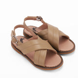 Criss-Cross Sandals - Hard Sole