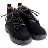 Suede Boots - Hard Sole