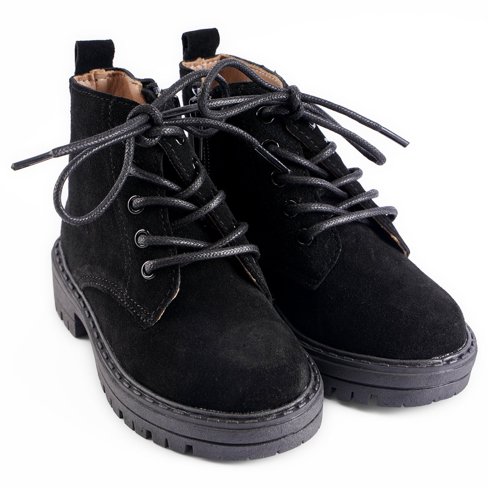Suede Boots - Hard Sole
