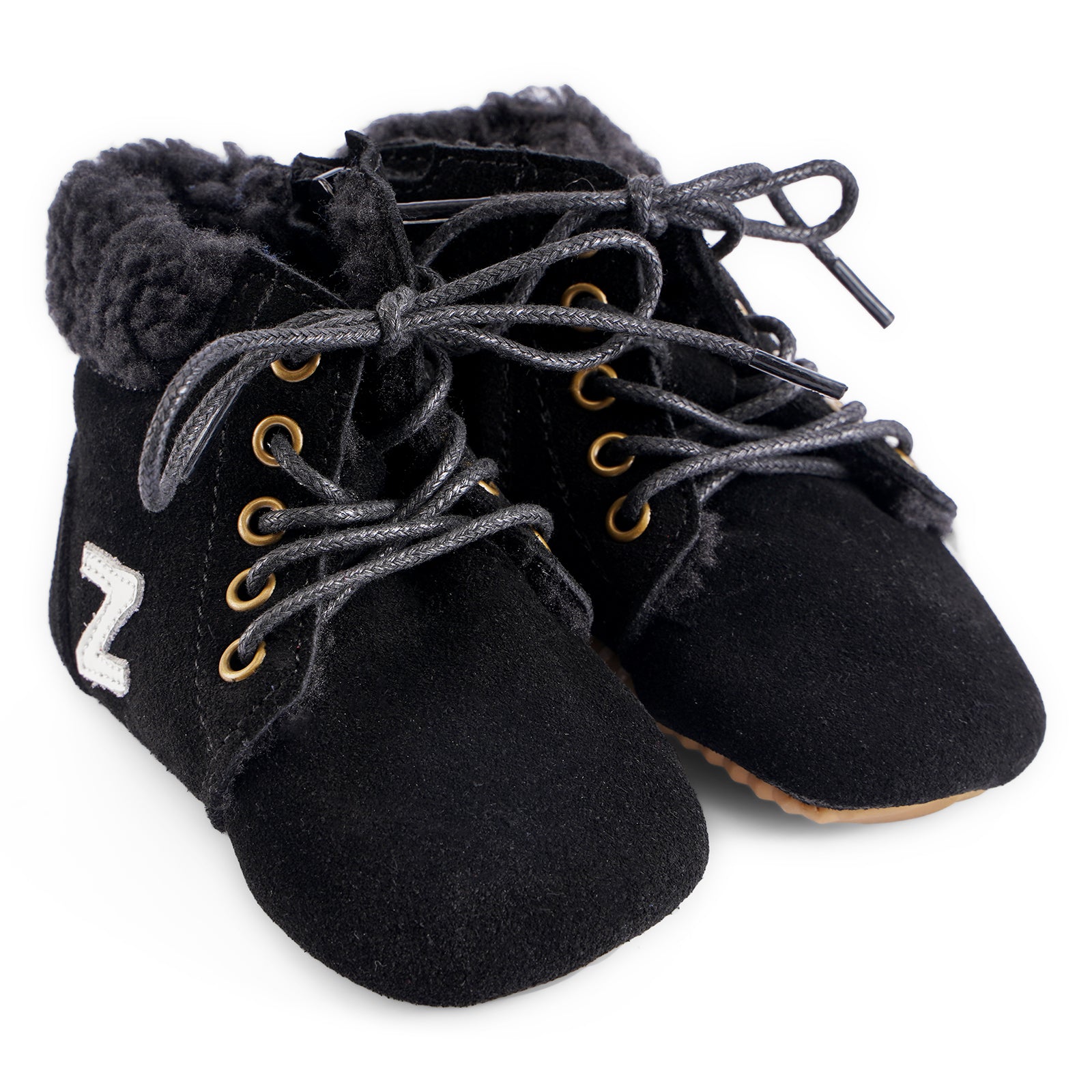Lace Up High Top Sneaker - Soft and Rubber Sole