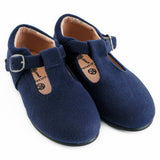Wool T-Strap - Hard Sole
