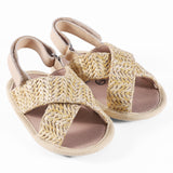 Woven Criss-Cross Slingback - Soft Sole