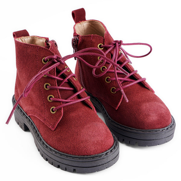 靴 used suede race up boots Bootie Suede Lace Up Flats for Women for sale | eBay