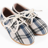 Plaid Lace Up - Hard Sole