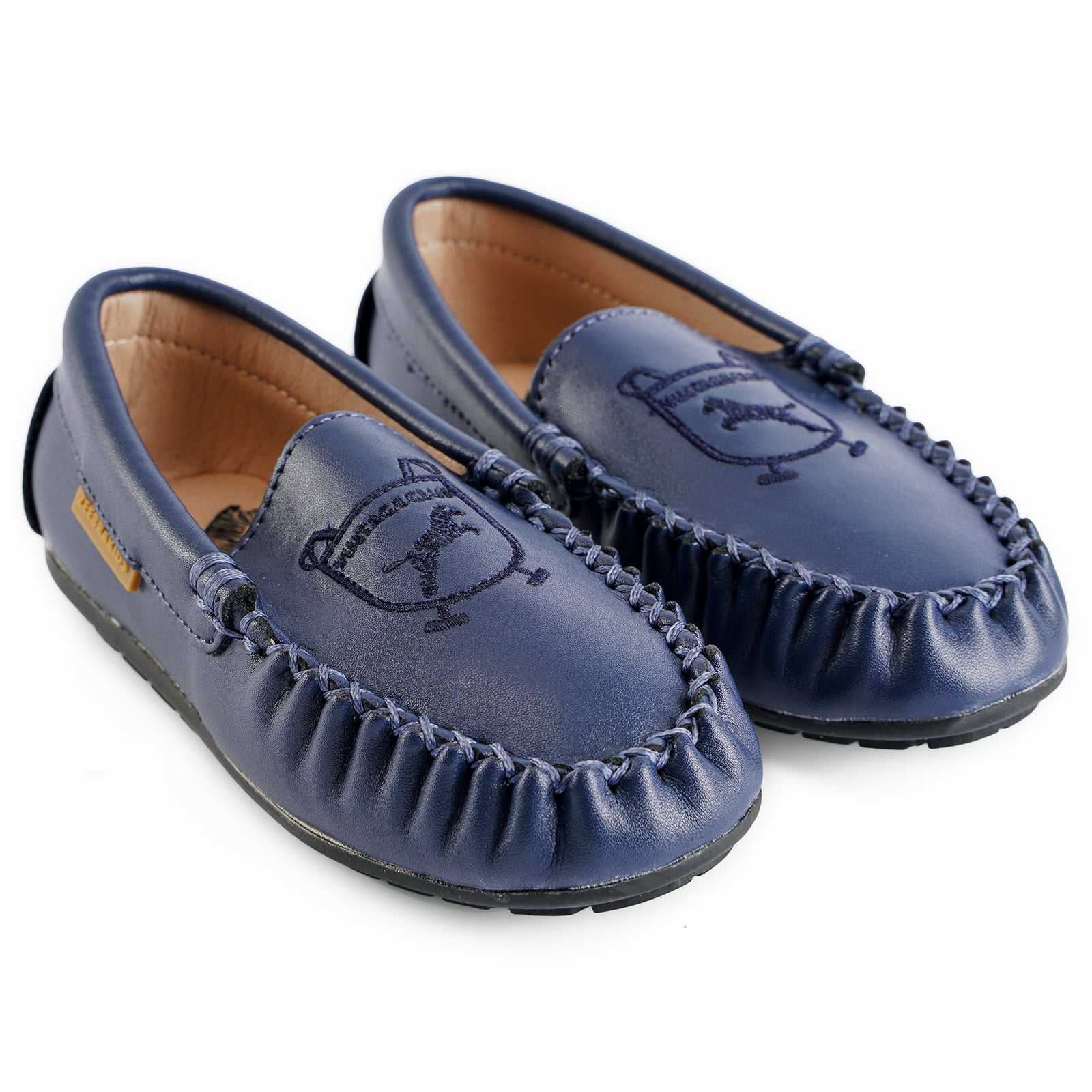 Embroidered Moccasin - Hard Sole
