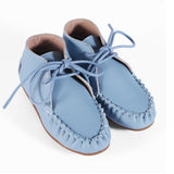 Moccasin Lace Up First Walker - Hard Sole