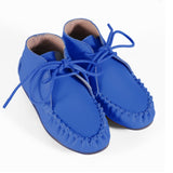 Moccasin Lace Up First Walker - Hard Sole