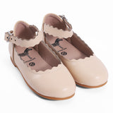 Mini Scalloped Mary Jane - Hard Sole