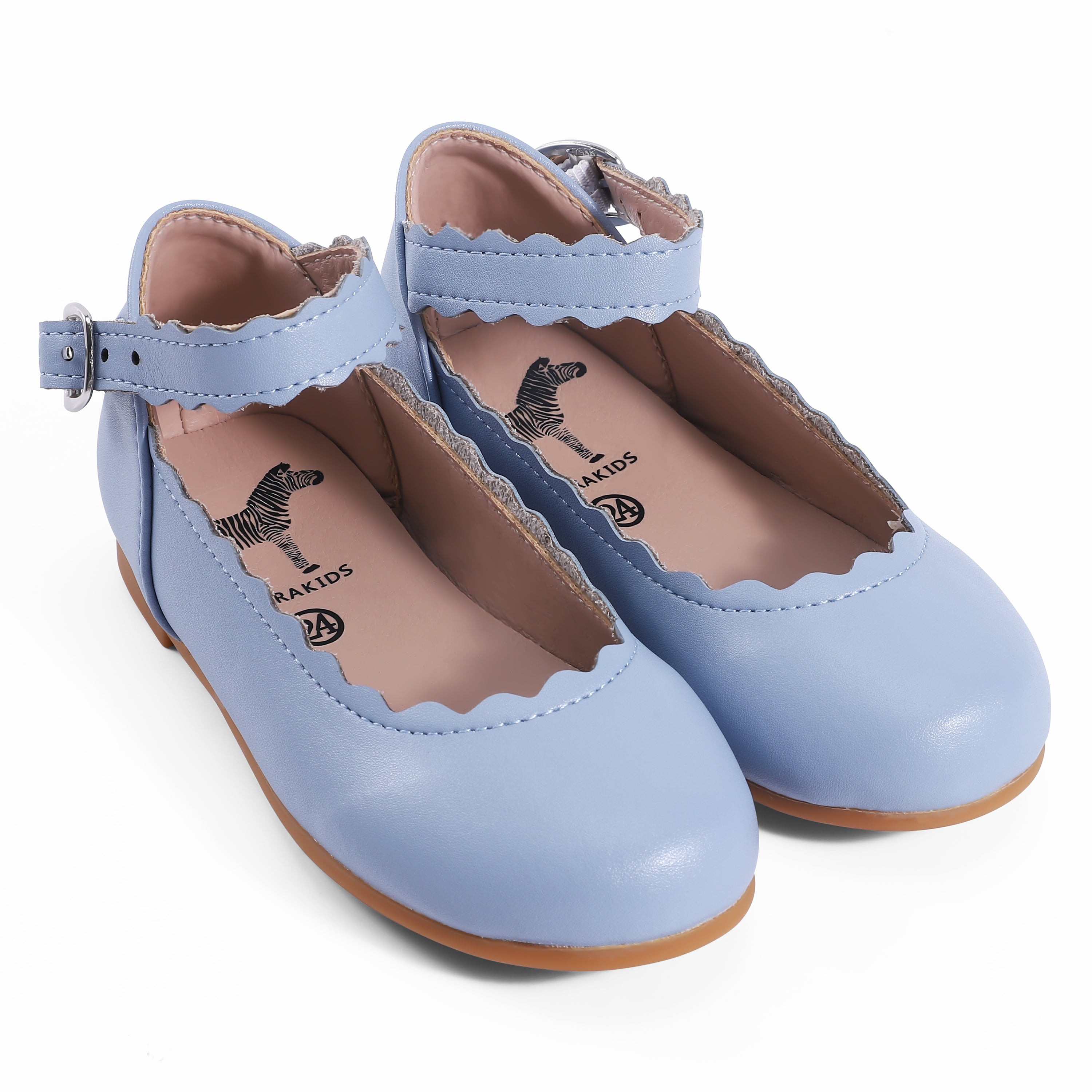 Mini Scalloped Mary Jane - Hard Sole