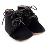 Classic Velvet Lace Up High Top - Soft and Rubber Sole