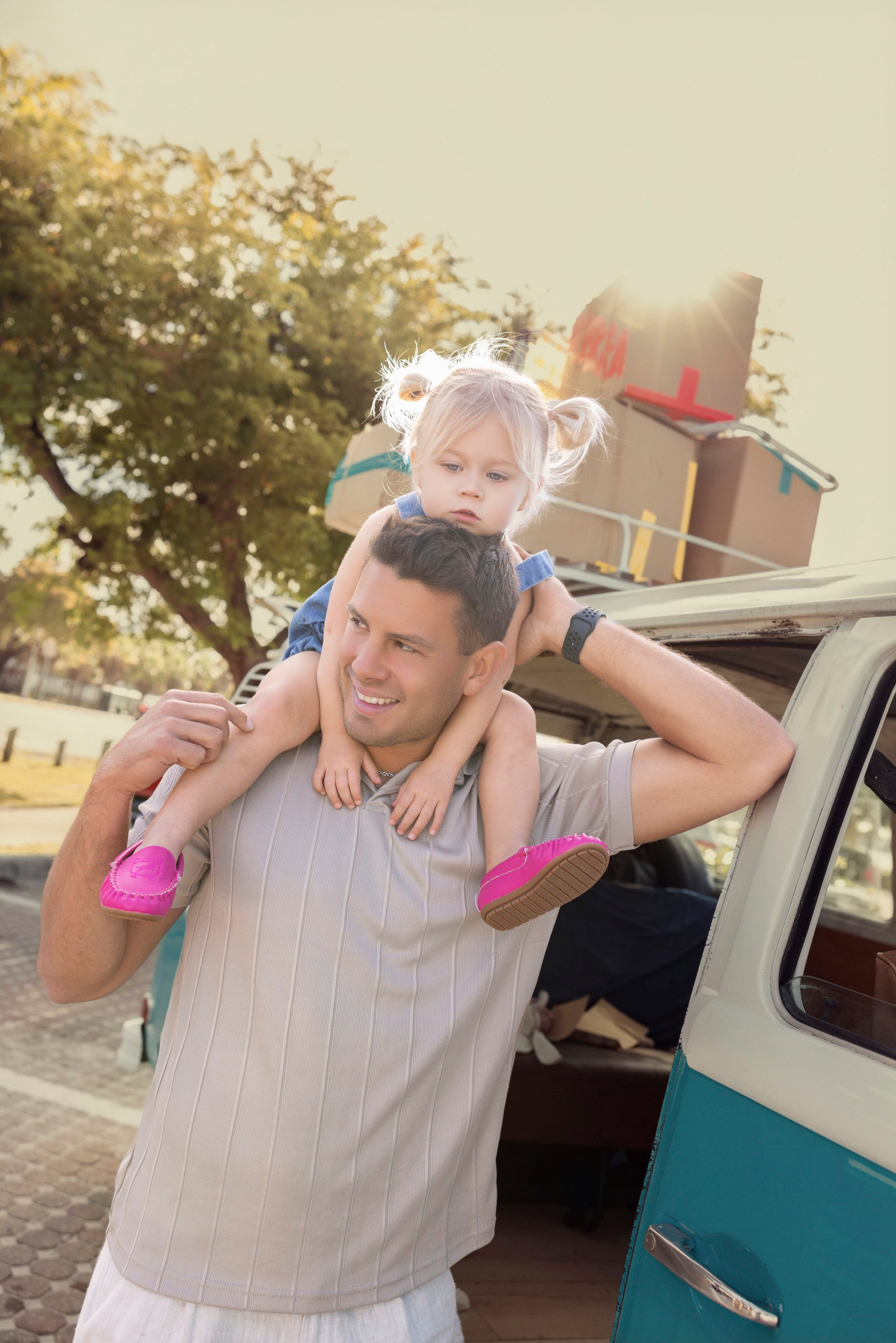 Embroidered Moccasin - Soft and Rubber Sole - Zeebrakids