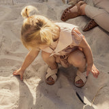 Woven Criss-Cross Slingback Slippers - Soft and Rubber Sole - Zeebrakids