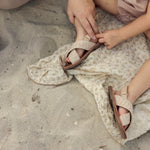 Woven Criss-Cross Slingback Slippers - Soft and Rubber Sole - Zeebrakids