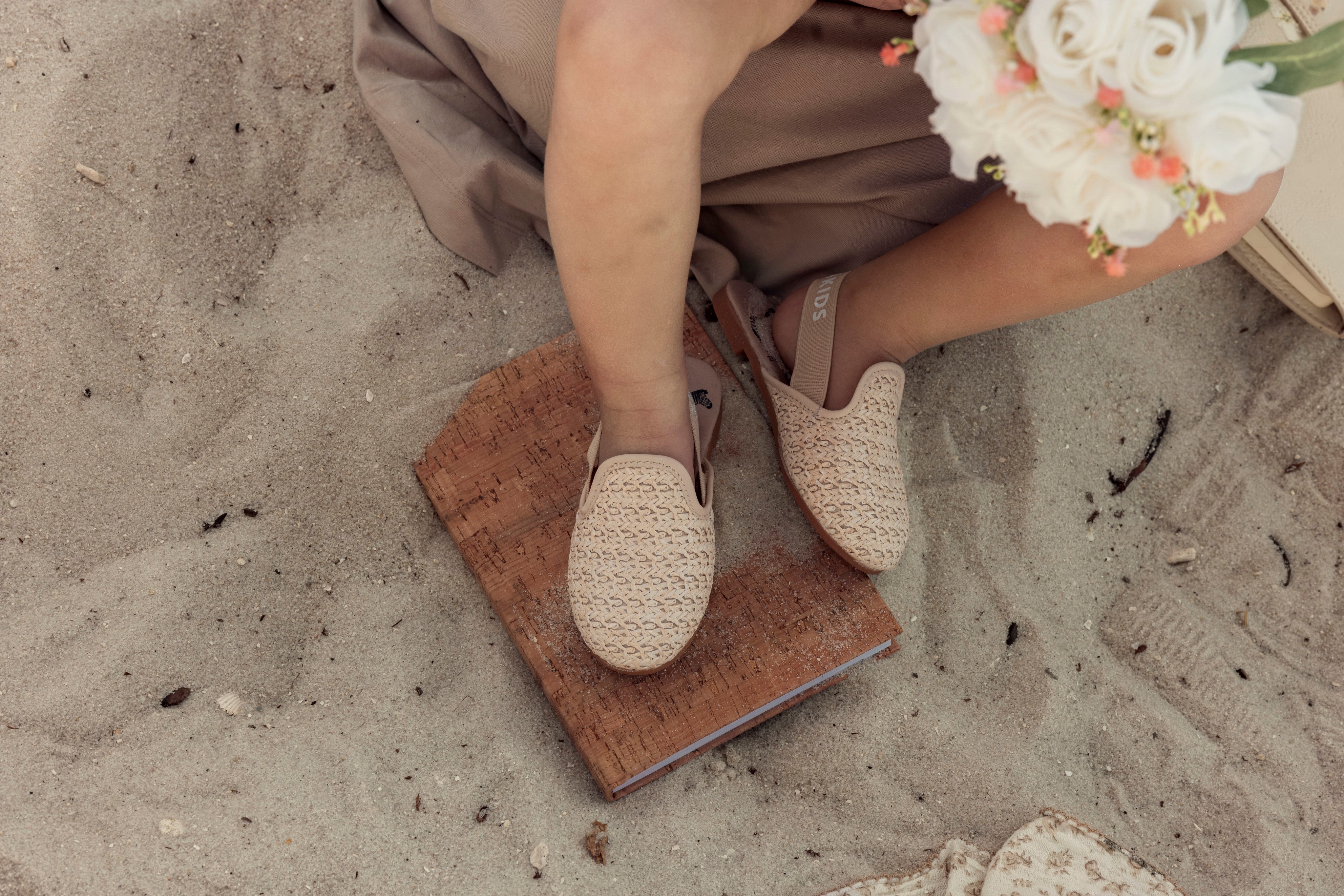 Woven Slingback Slippers - Zeebrakids