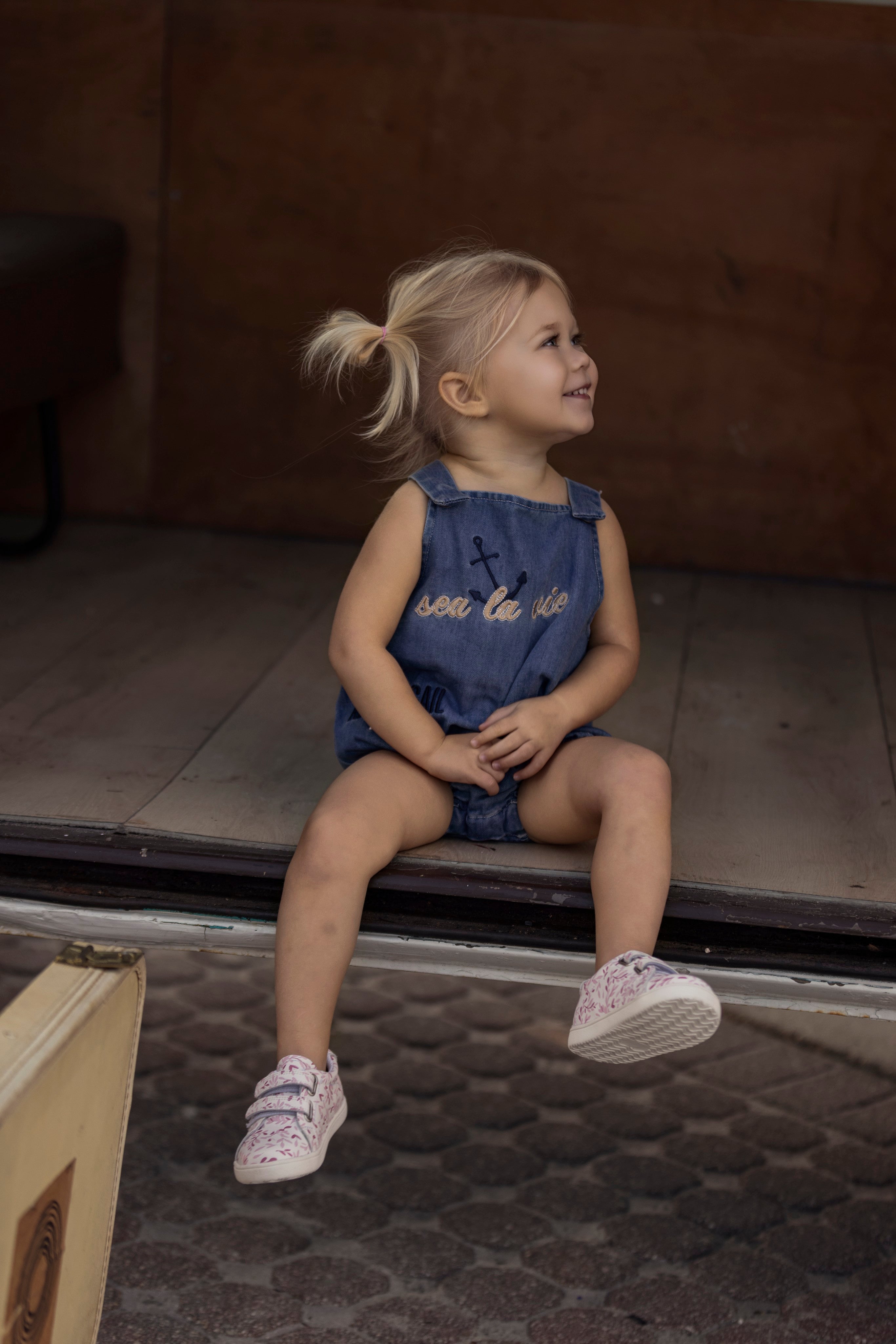 Printed Velcro Sneaker - Soft and Rubber Sole - Zeebrakids