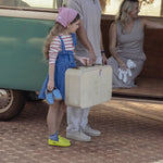 Embroidered Moccasin - Soft and Rubber Sole - Zeebrakids