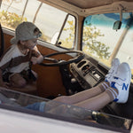 Colorblock Velcro Sneaker - Soft and Rubber Sole - Zeebrakids