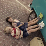 Colorblock Velcro Sneaker - Hard Sole - Zeebrakids
