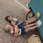 Colorblock Velcro Sneaker - Soft and Rubber Sole - Zeebrakids