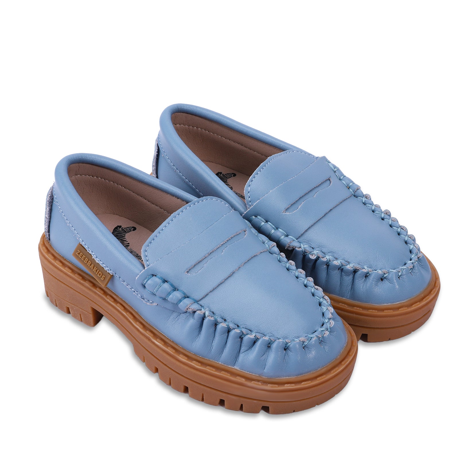 Chunky Penny Moccasin - Hard Sole - Zeebrakids