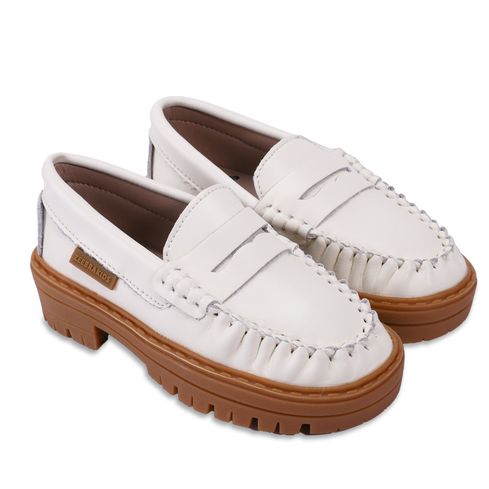 Chunky Penny Moccasin - Hard Sole - Zeebrakids
