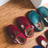 Wool T-Strap - Hard Sole