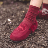 Wool Slingback Slippers - Hard Sole
