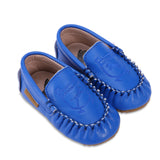 Embroidered Moccasin - Soft and Rubber Sole - Zeebrakids