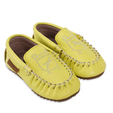 Embroidered Moccasin - Soft and Rubber Sole - Zeebrakids