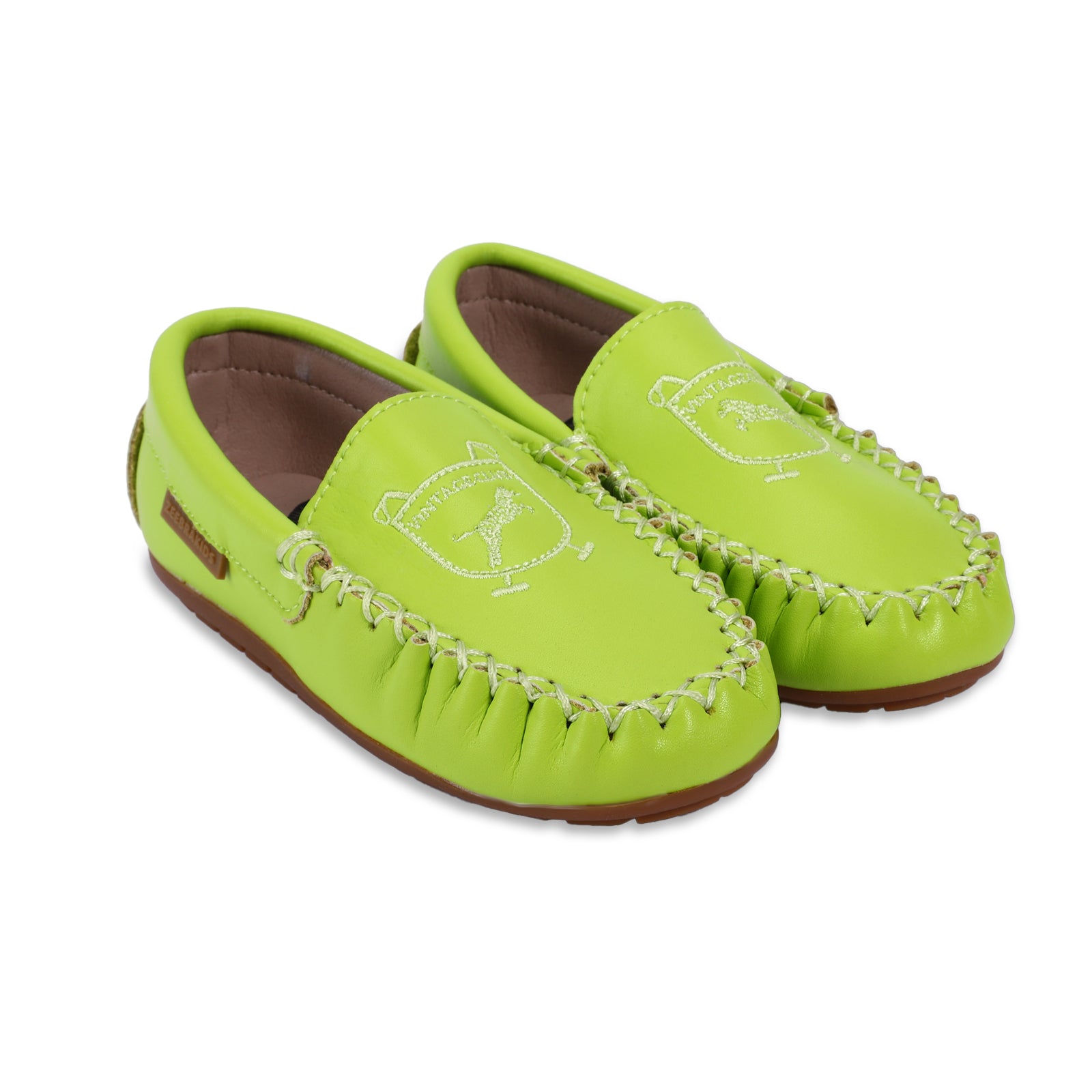 Embroidered Moccasin - Hard Sole - Zeebrakids