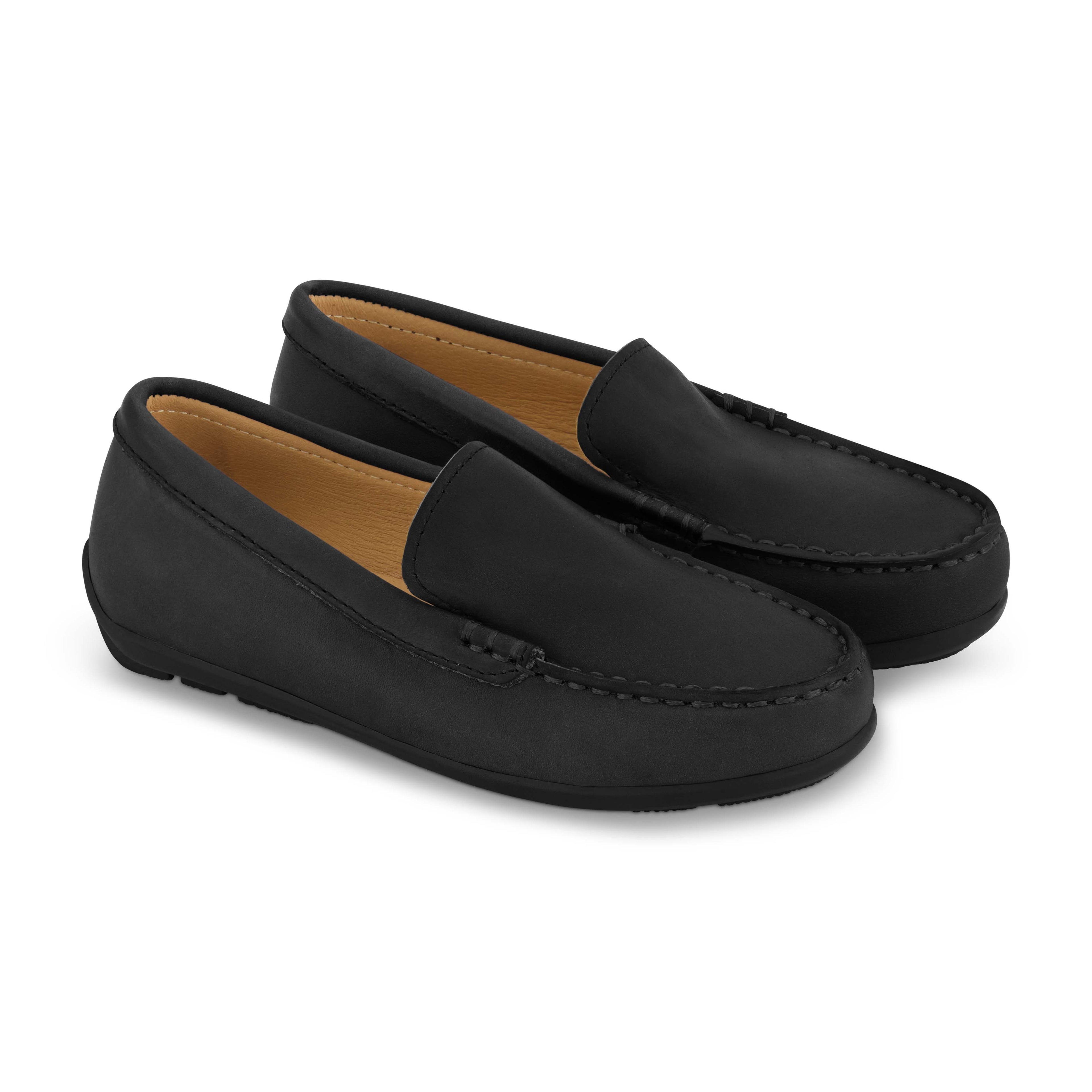Leather Moccasin - Hard Sole