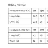 Ribbed Knit Set