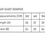 Wrap Shirt Romper