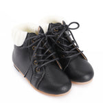 Pebbled Leather Boots - Hard Sole - Zeebrakids